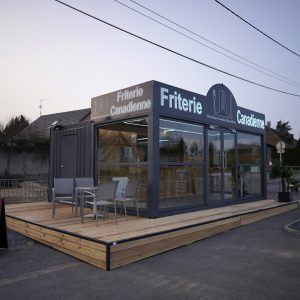 Conteneur friterie